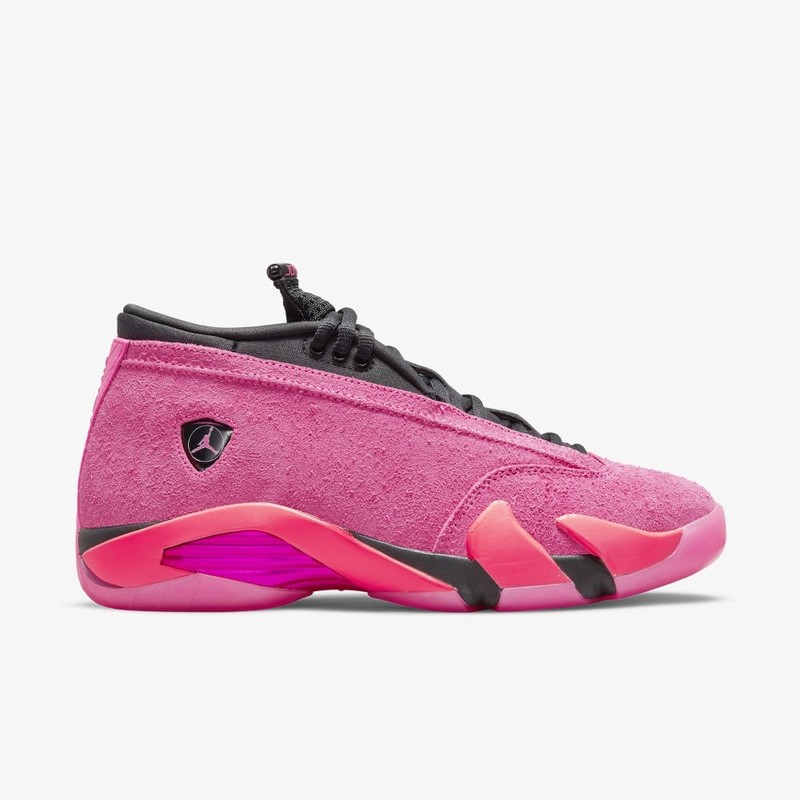 Jordan 14 pink and 2024 black